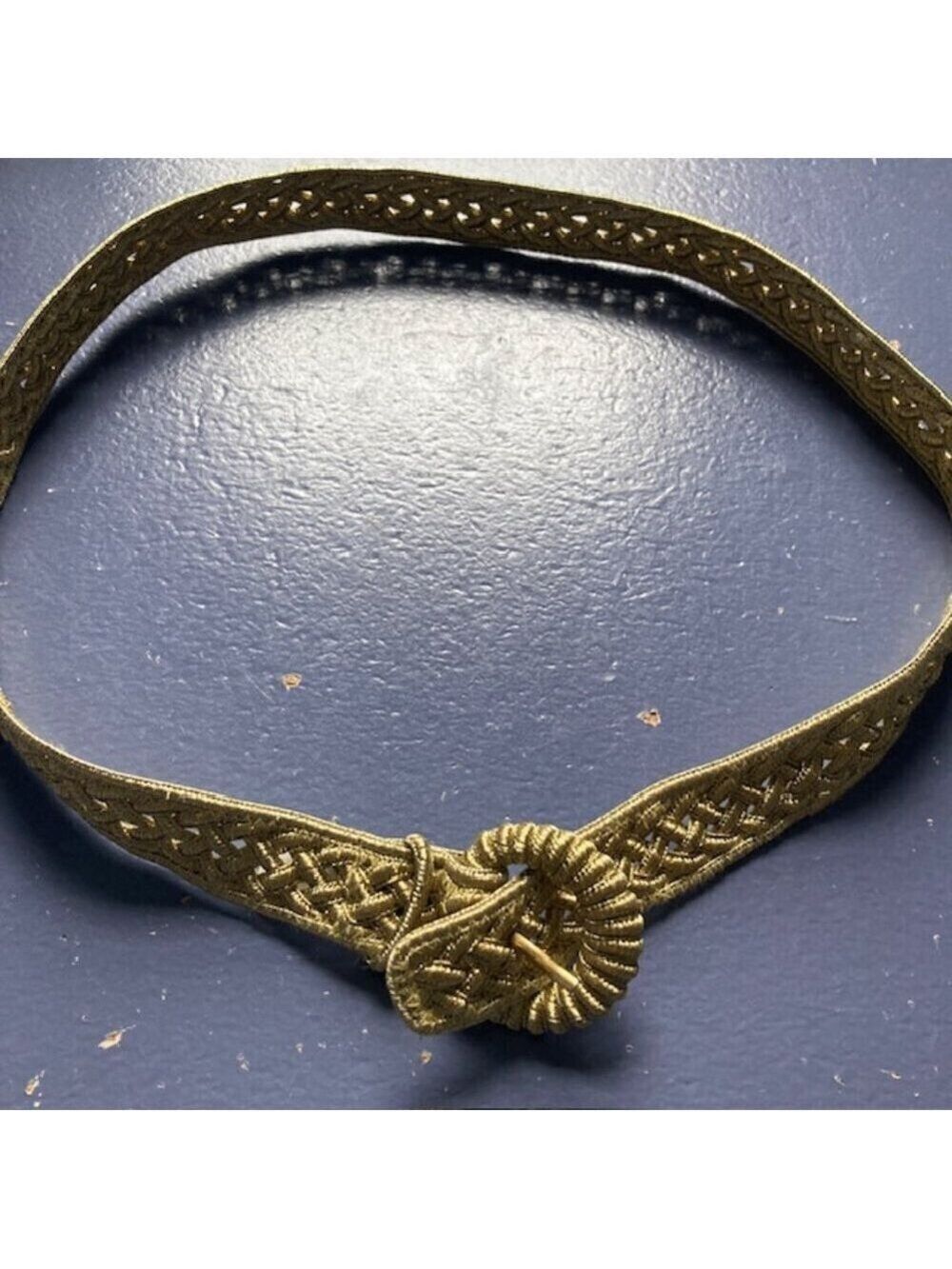 Gold Woven  Belt, EUC, Size L